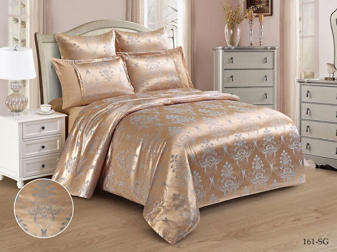 Купить оптом КПБ 2сп сатин-жаккард Satin Jacquard SG Клео SG-161 Скидка в  Нижнем Новгороде