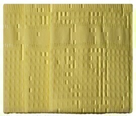 Полотенце вафельное с бордюром Сафия Хоум, 1032 желтый 