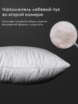 Подушка хлопок, заменитель лебяжьего пуха тк поплин Реноме
