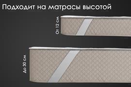 Наматрасник овечья шерсть тк хлопковая Реноме